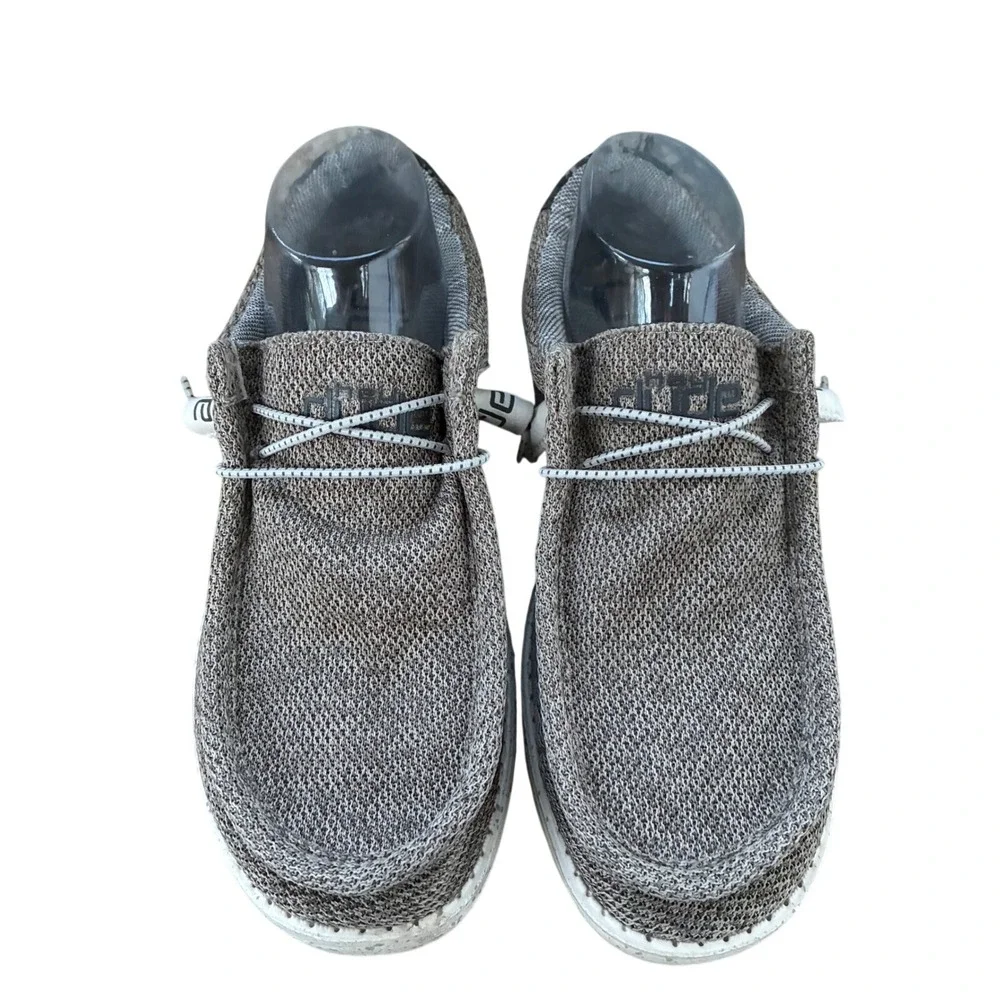 Hey Dude Wally Sox Brown Camo Knit Slip On Loafers Mens‎ 8